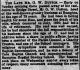George W Dutton - obituary